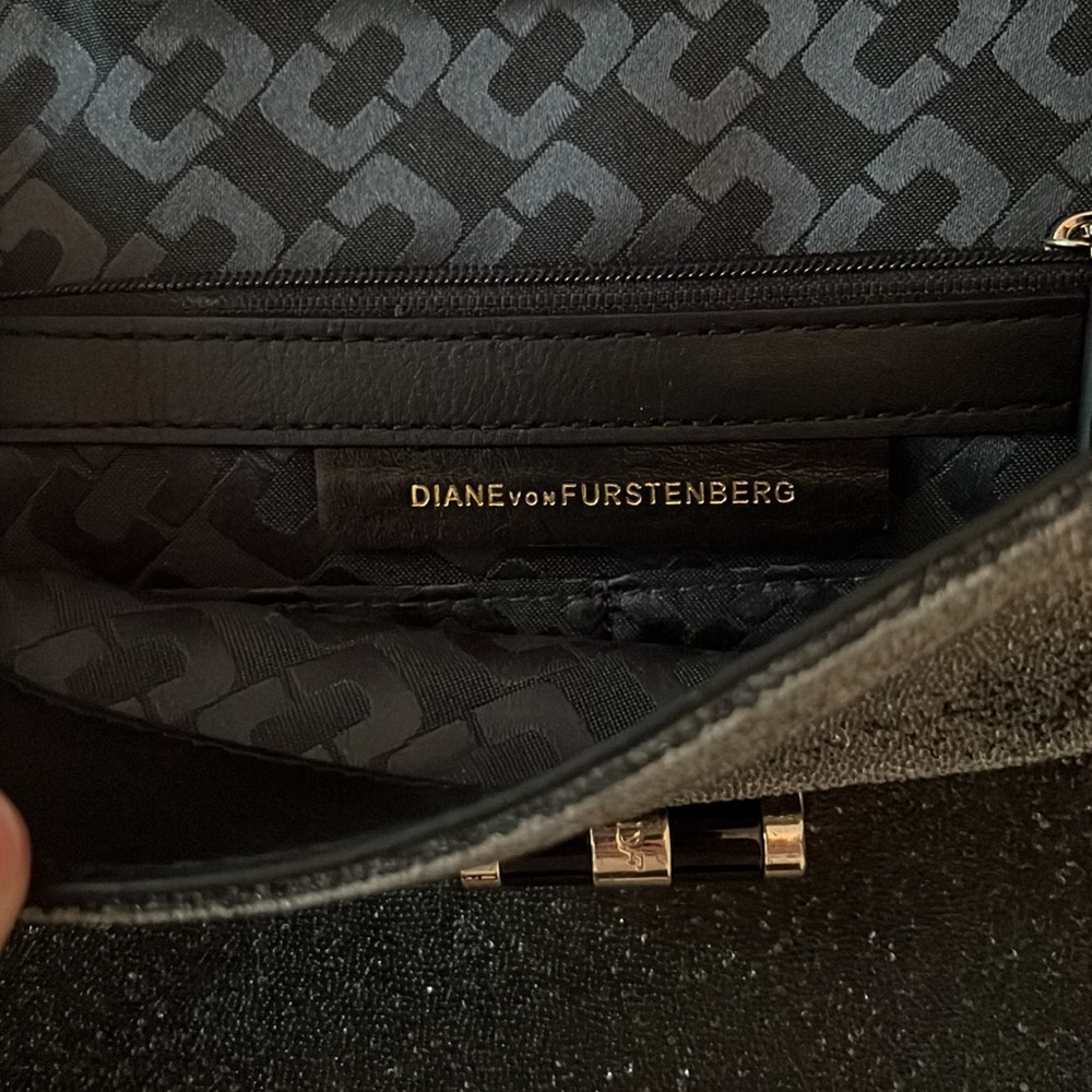 Diane von Furstenburg Black Clutch - Picture 4 of 5